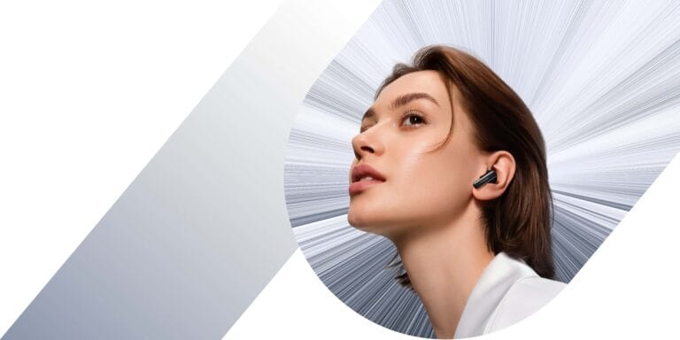 Huawei freebuds 6i black creative shot